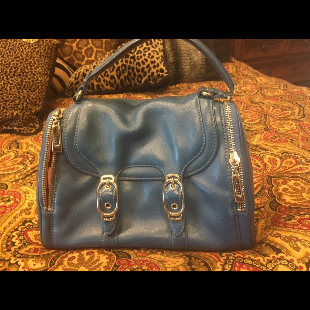 Cole Haan Medicine Bag Style Royal Blue